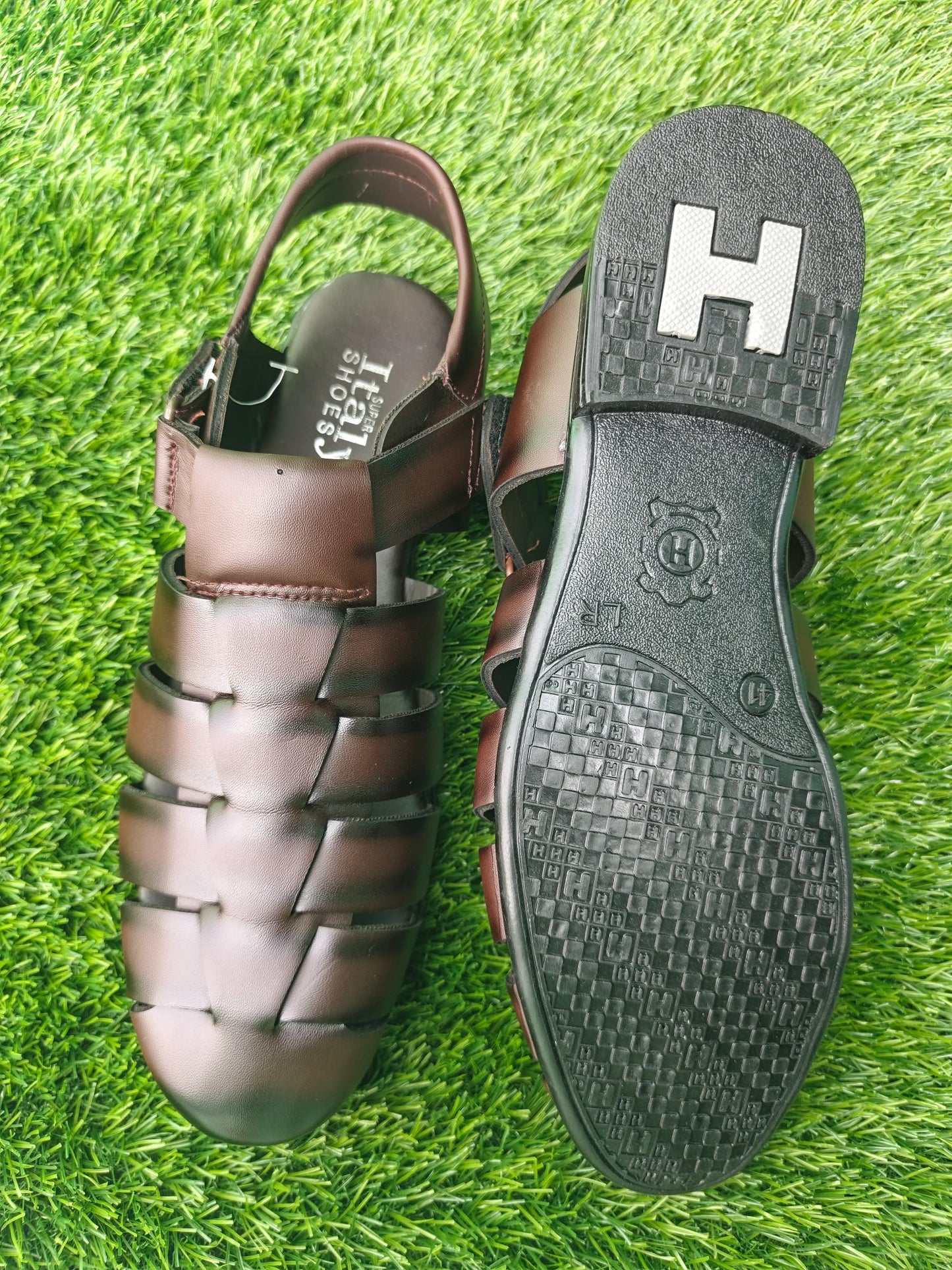 Men’s Brown Fisherman Sandals – Comfortable Slip-On Shoes for Everyday Wear