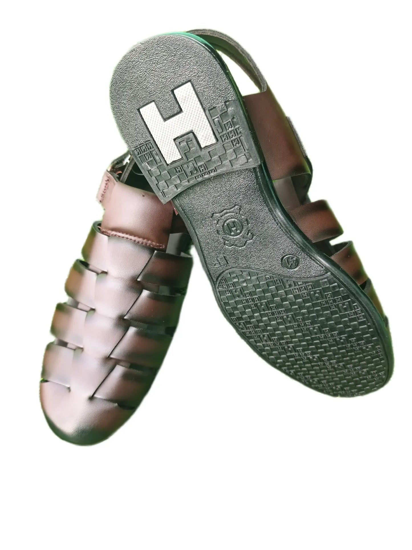 Men’s Brown Fisherman Sandals – Comfortable Slip-On Shoes for Everyday Wear